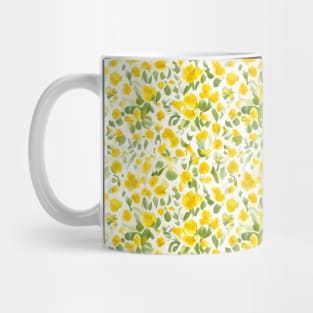 Floral Pattern Buttercup Flowers Mug